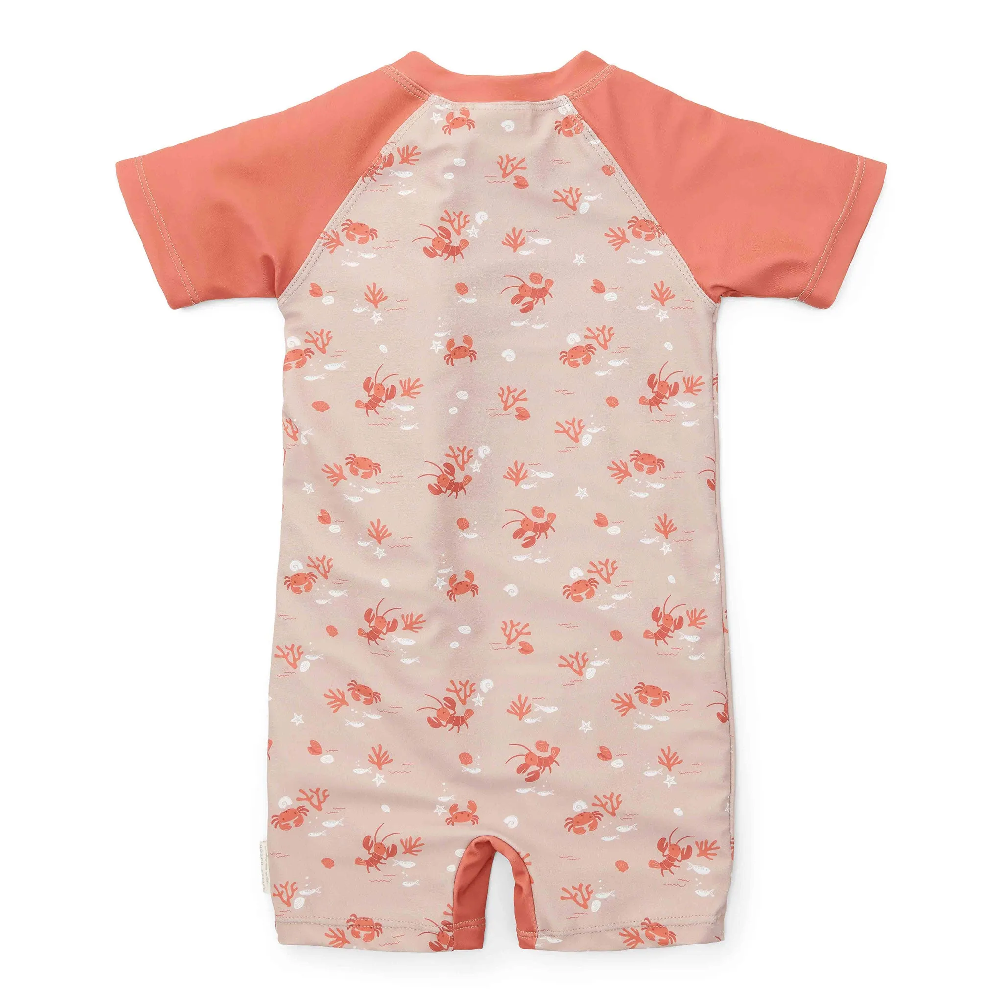 Little Dutch Short-Sleeve Swimsuit - Lobster Bay