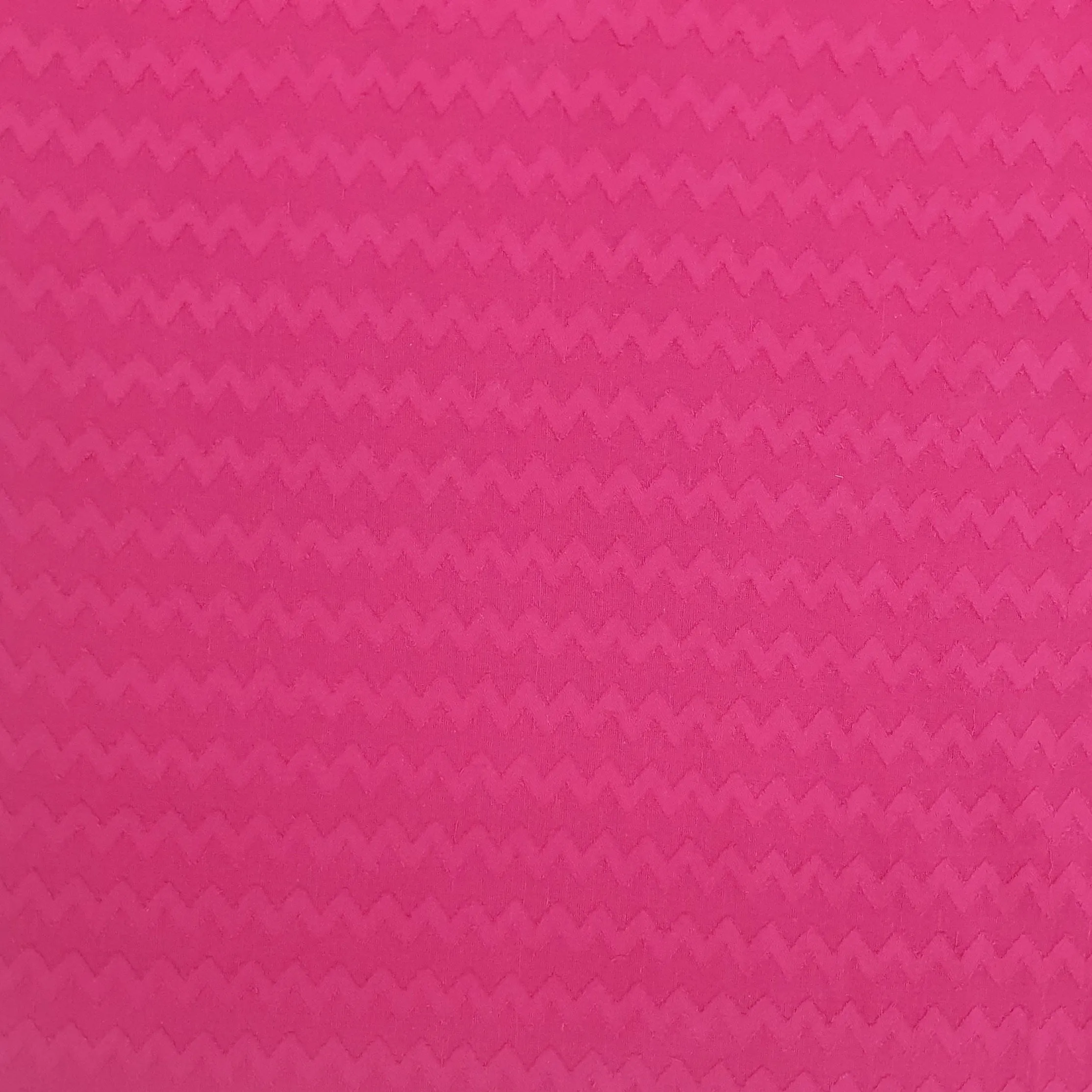 Magenta Pink Solid Jacquard Cotton Fabric