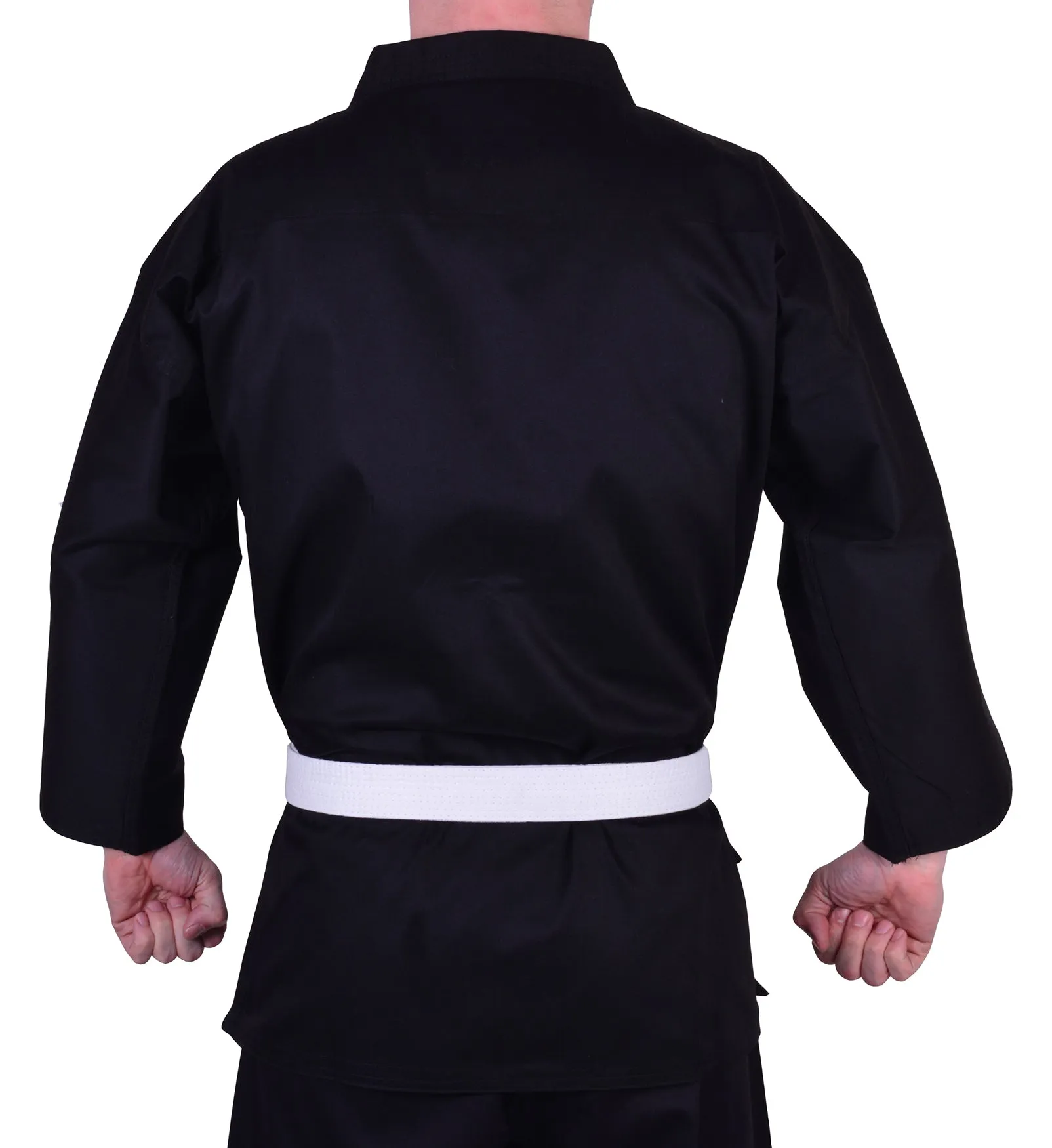 MAR-019B | Traditional Black Karate Jacket