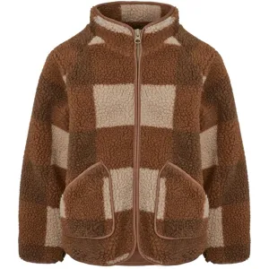 MarMar Jerry Teddybear Fleece Jacket Chunky Hazel Check