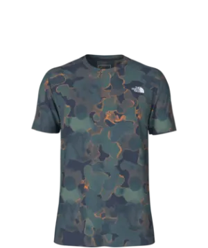 Men's Short Sleeve Wander Tee - Summit Navy Camo Texture Print