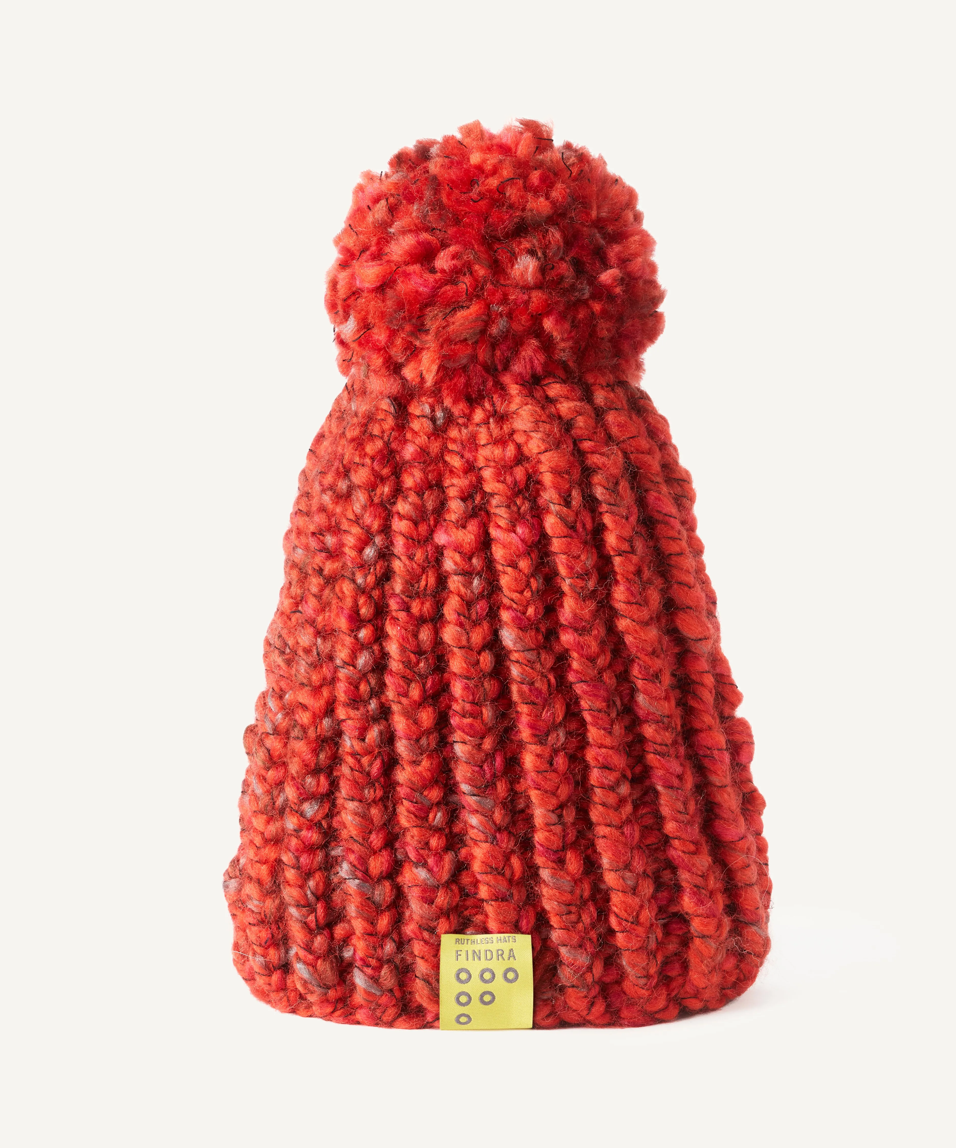 Merino Blend Ribbed Bobble Hat