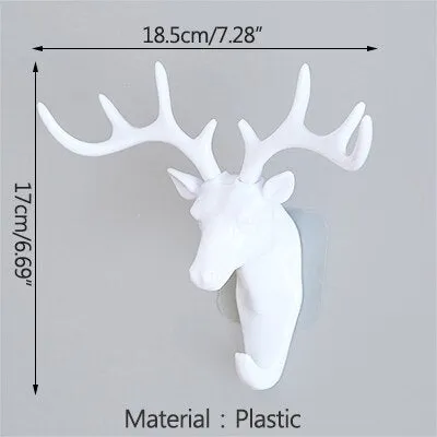 Minimalist Lovely Deer Wall Hook