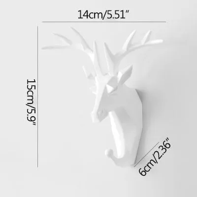 Minimalist Lovely Deer Wall Hook