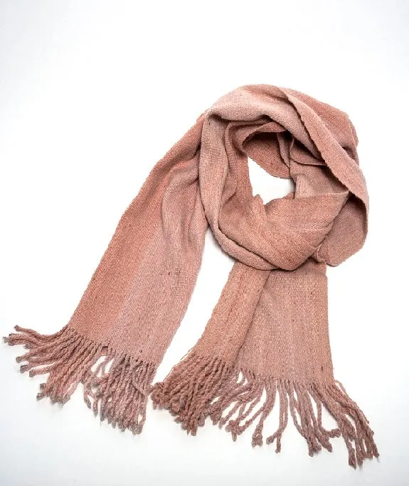 Miski Wide Baby Alpaca Scarf - Naturally Dyed