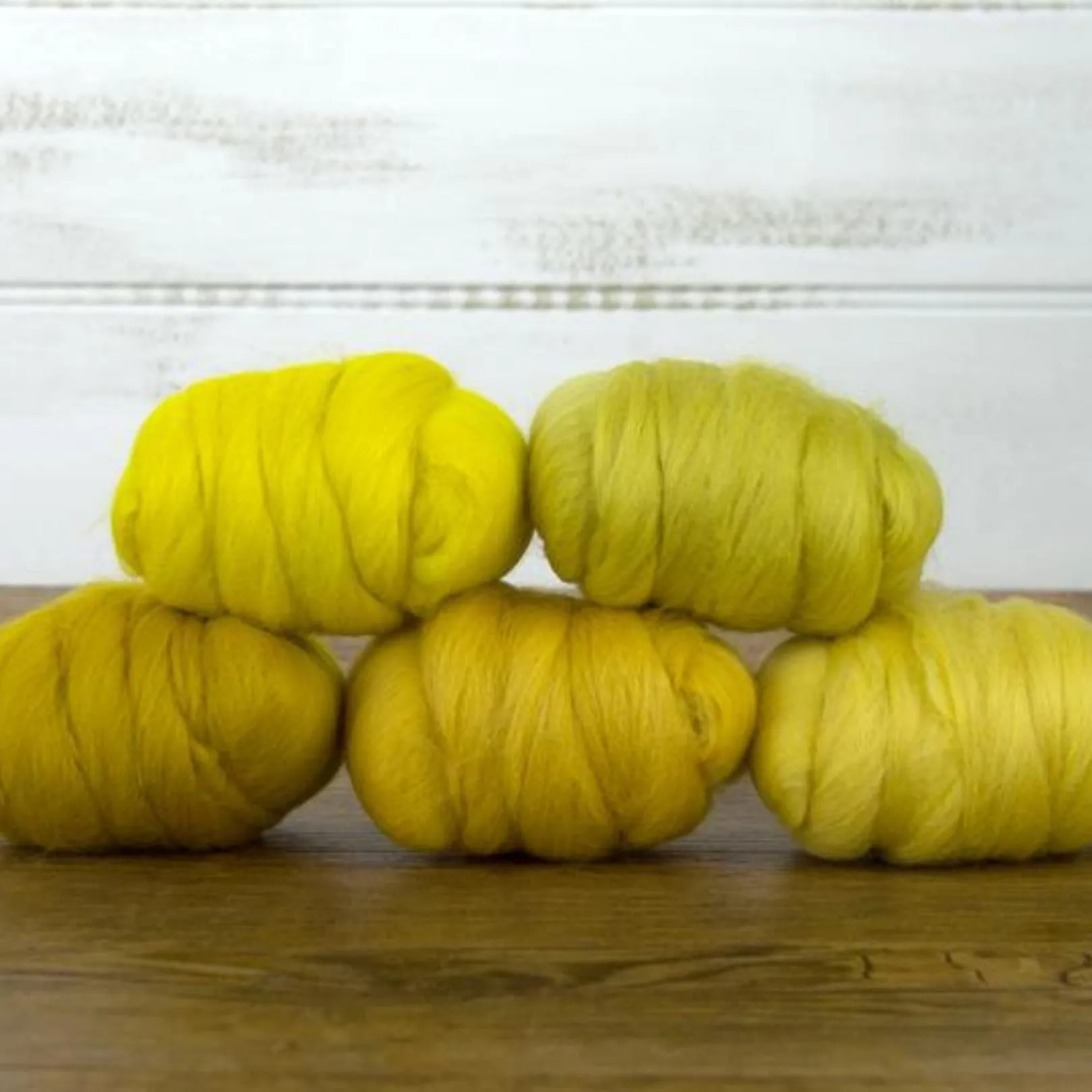 Mixed Merino Wool Variety Pack | Lemon Drop (Yellows) 250 Grams, 23 Micron