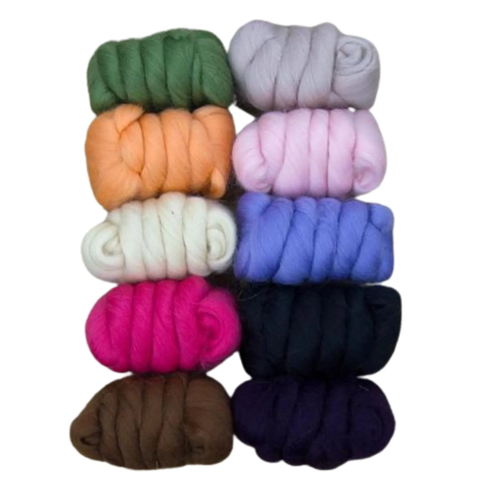 Mixed Merino Wool Variety Pack | Mystery Merino (Multicolored Surprise) 250 Grams, 23 Micron