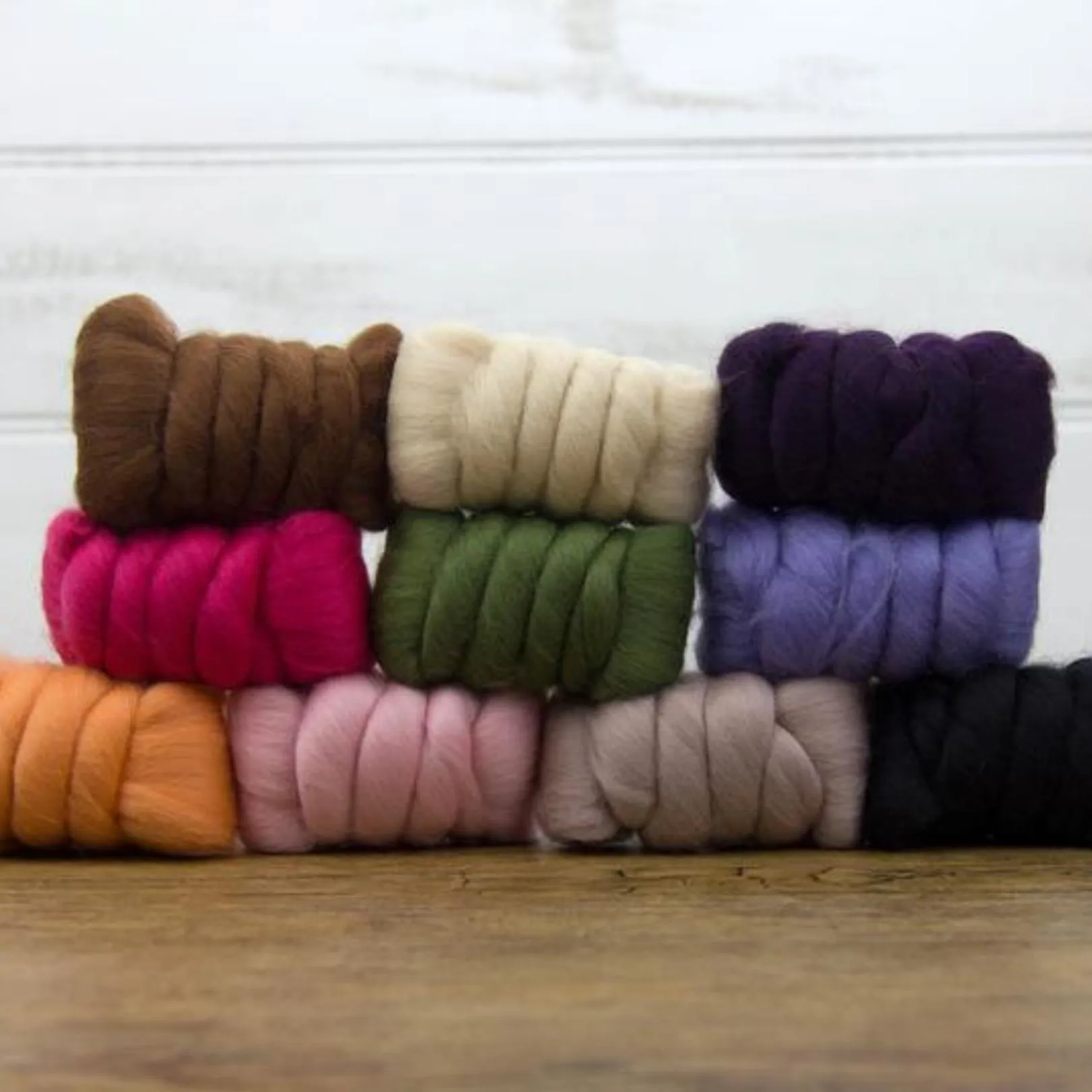 Mixed Merino Wool Variety Pack | Mystery Merino (Multicolored Surprise) 250 Grams, 23 Micron