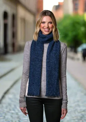 Mucros Cara Scarf | Navy