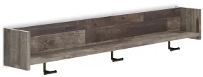 Neilsville Wall Mounted Coat Rack with Shelf