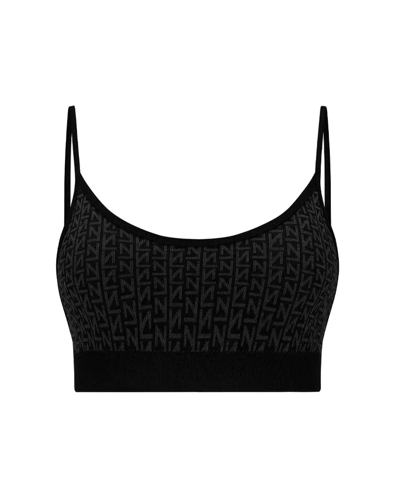 NEO BRALET - BLACK / DARK CHARCOAL