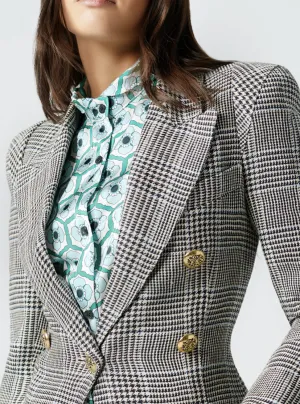 NOT A DB PAGODA BLAZER IN CLASSIC GLEN CHECK