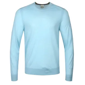 Paul Smith Crew Neck Knitwear in Sky Blue