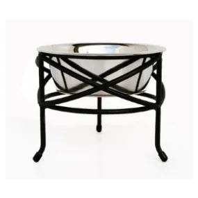 Pets Stop Mesh Single Diner Black