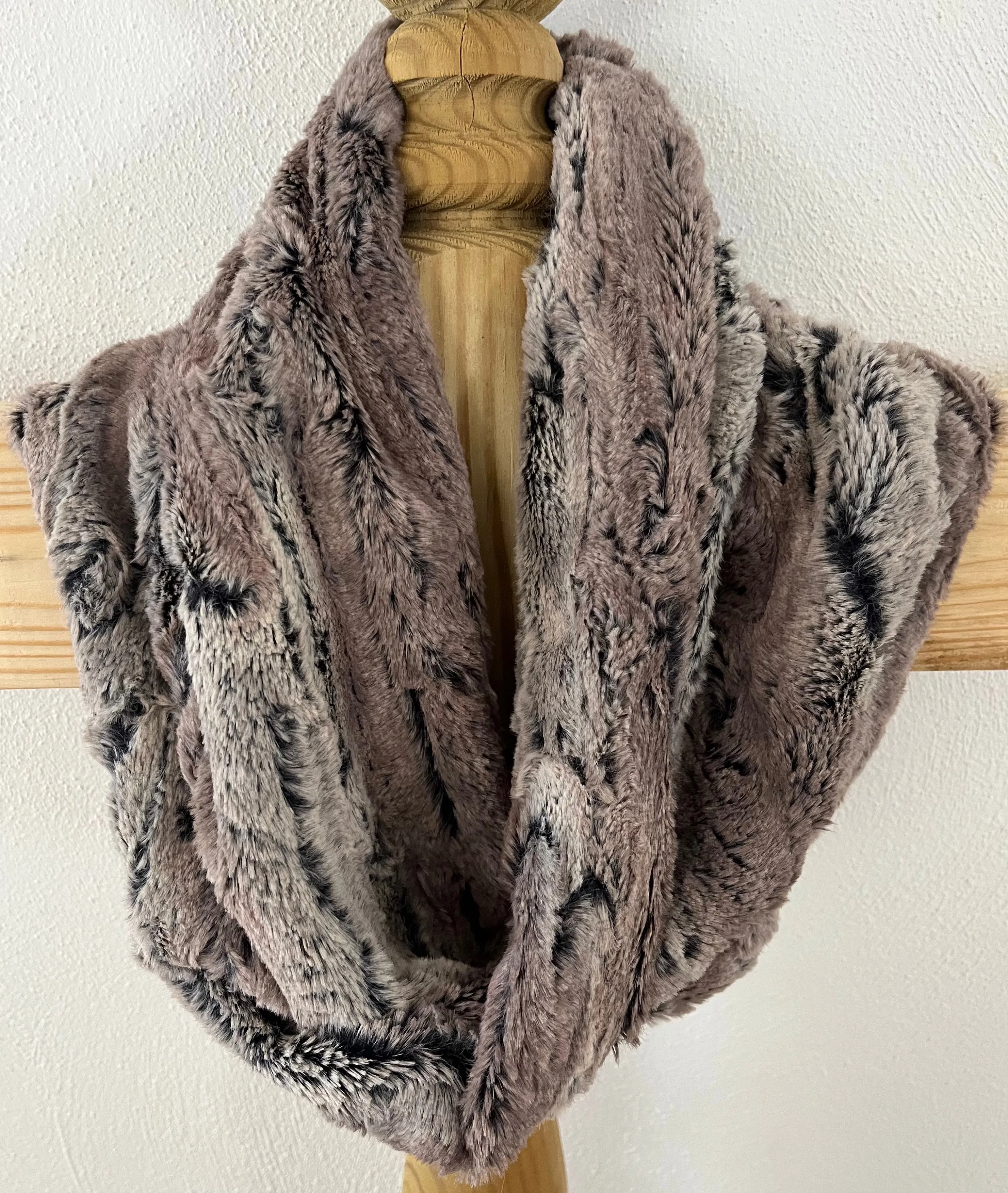 Pewter Mountain Fox Infinity Scarf