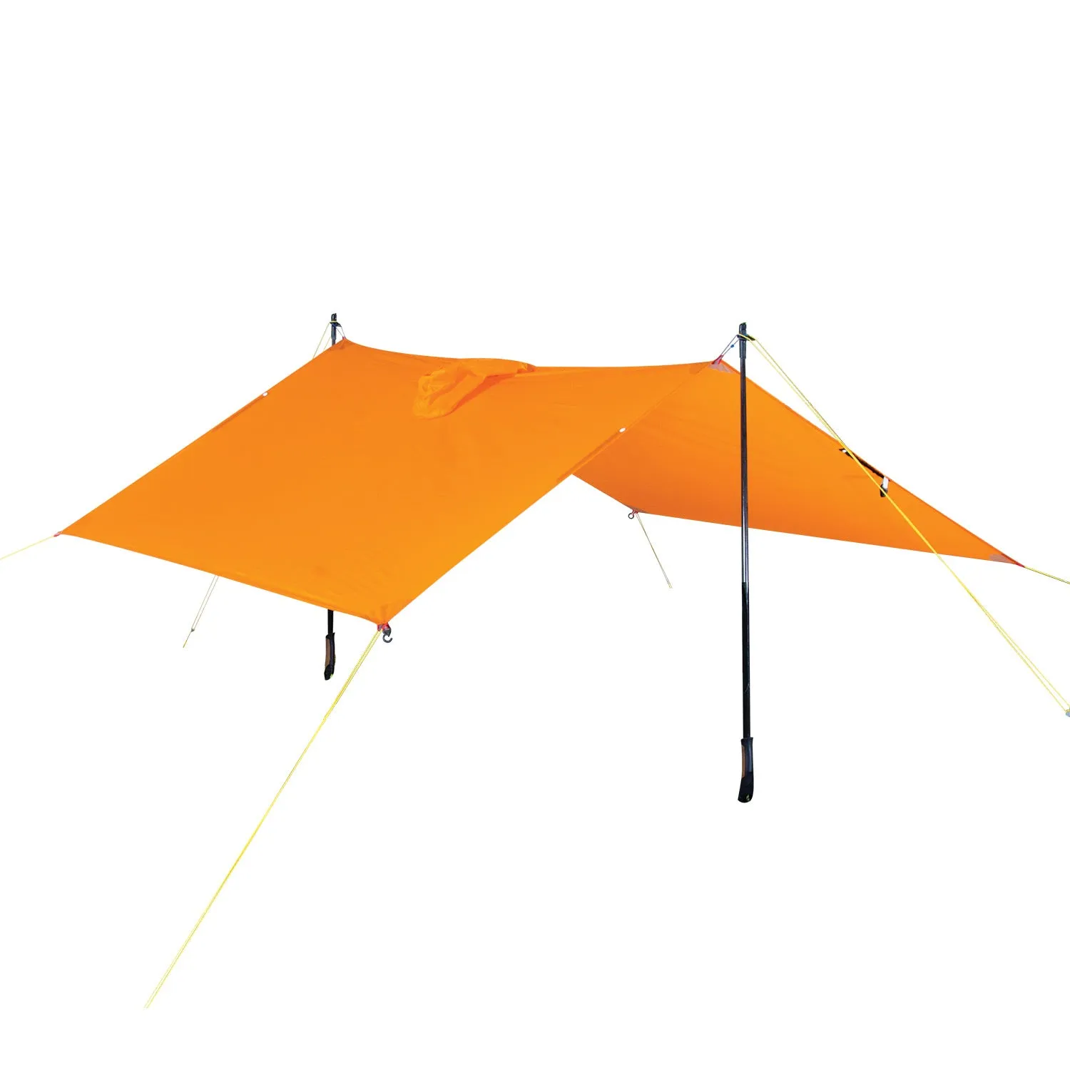 Poncho Tarp Sil/PU 15D Nylon Orange