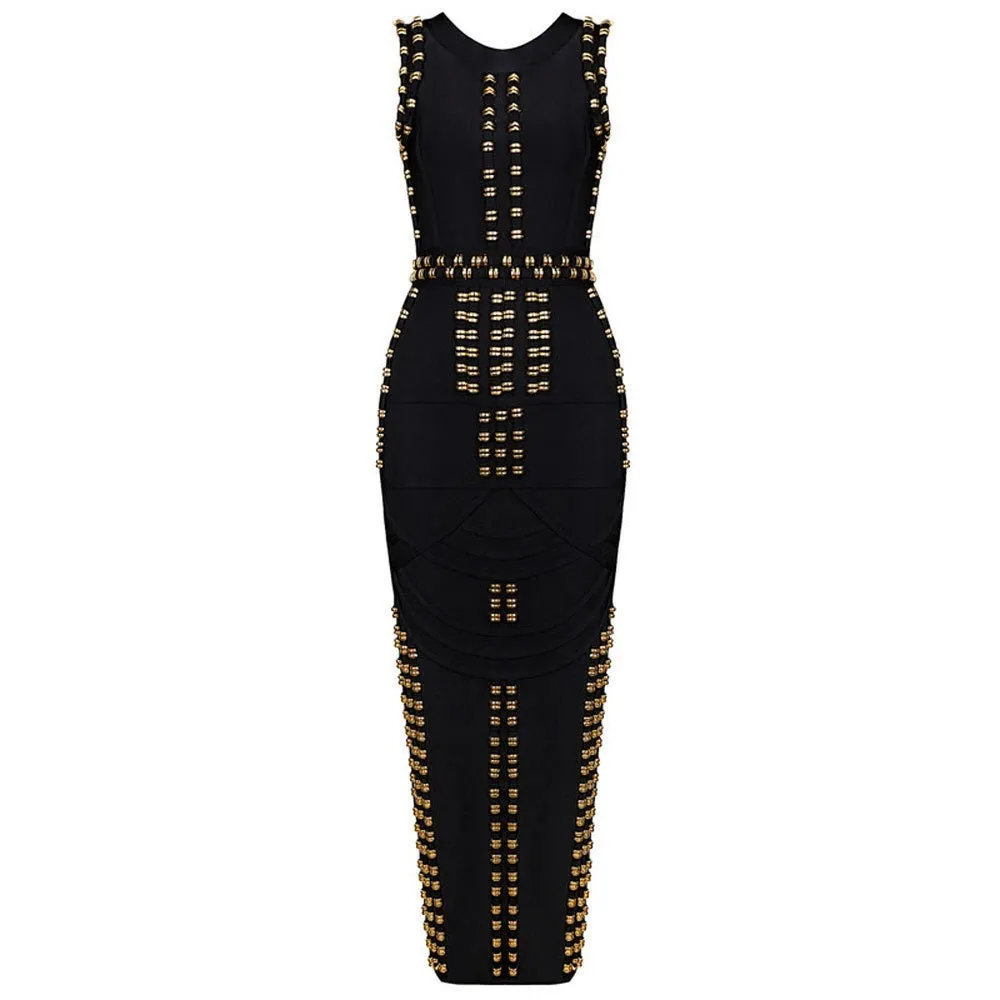 Pre Order:  Beaded Slim Fit Banquet Long Dress