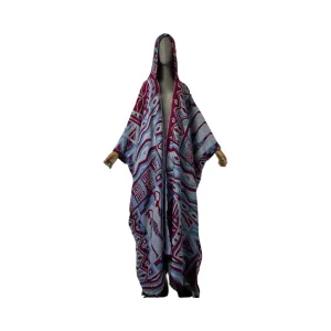 Pre Order:  Chic Bohemian Hooded Maxi Cardigan - WINI