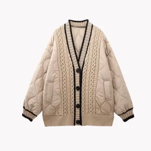 Pre Order:  Knit Coat Cardigan