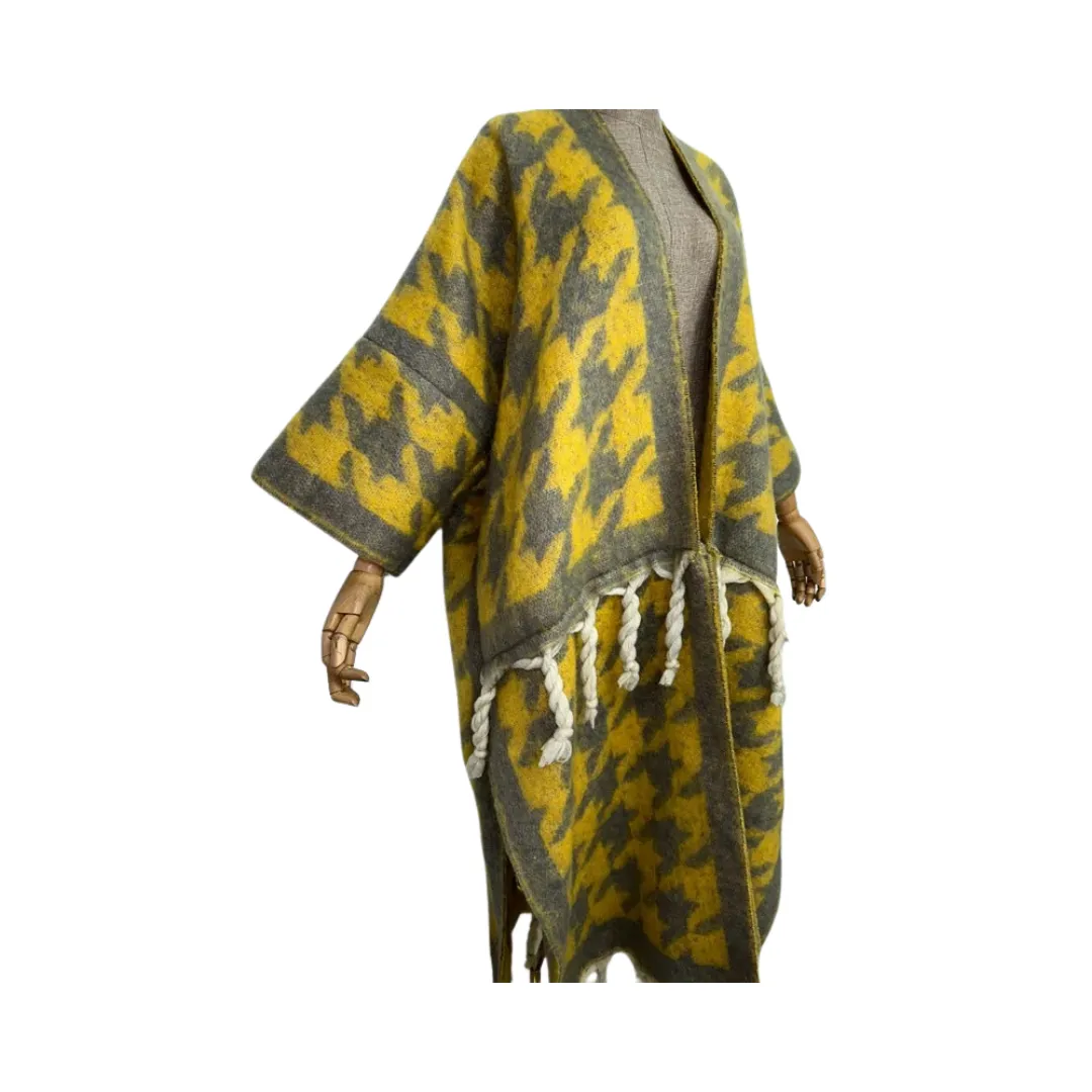 Pre Order: Vibrant Poncho Cardigan  - WINI