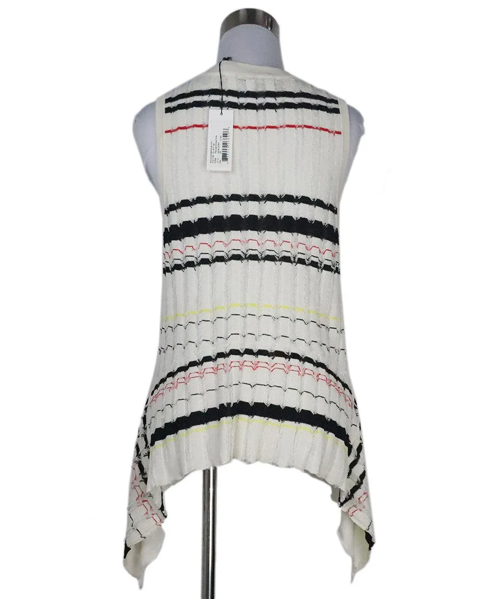 Proenza Schouler B&W Striped Knit Top sz 6