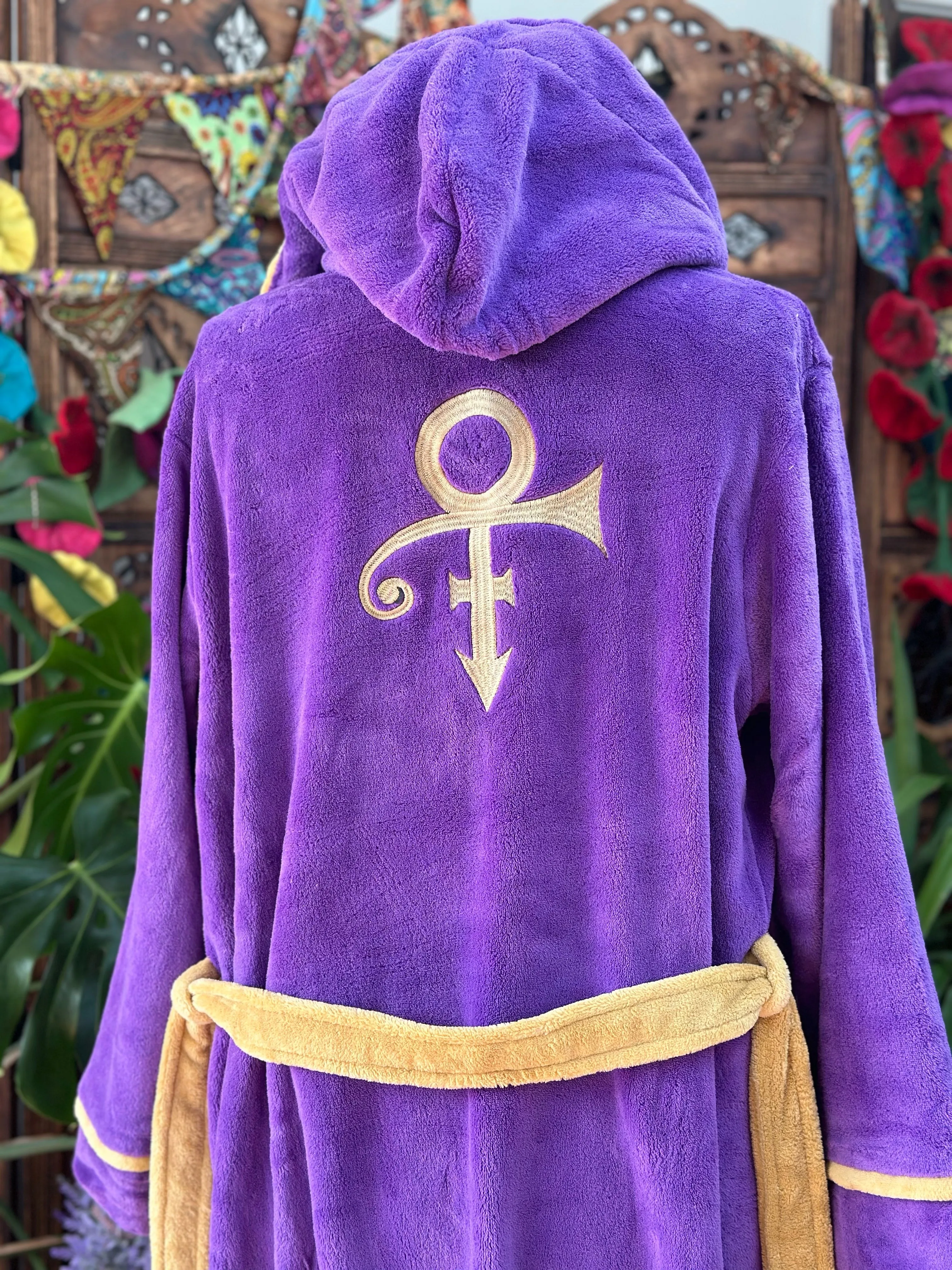 PURPLE PRINCE SNUGGLE DRESSING GOWN