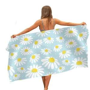 Quick Drying Beach Bath Towel Microfiber Soft Lint Ecofriendly Cloth Surf Poncho Camping Comfortable Hiking Swimming Beach Mat