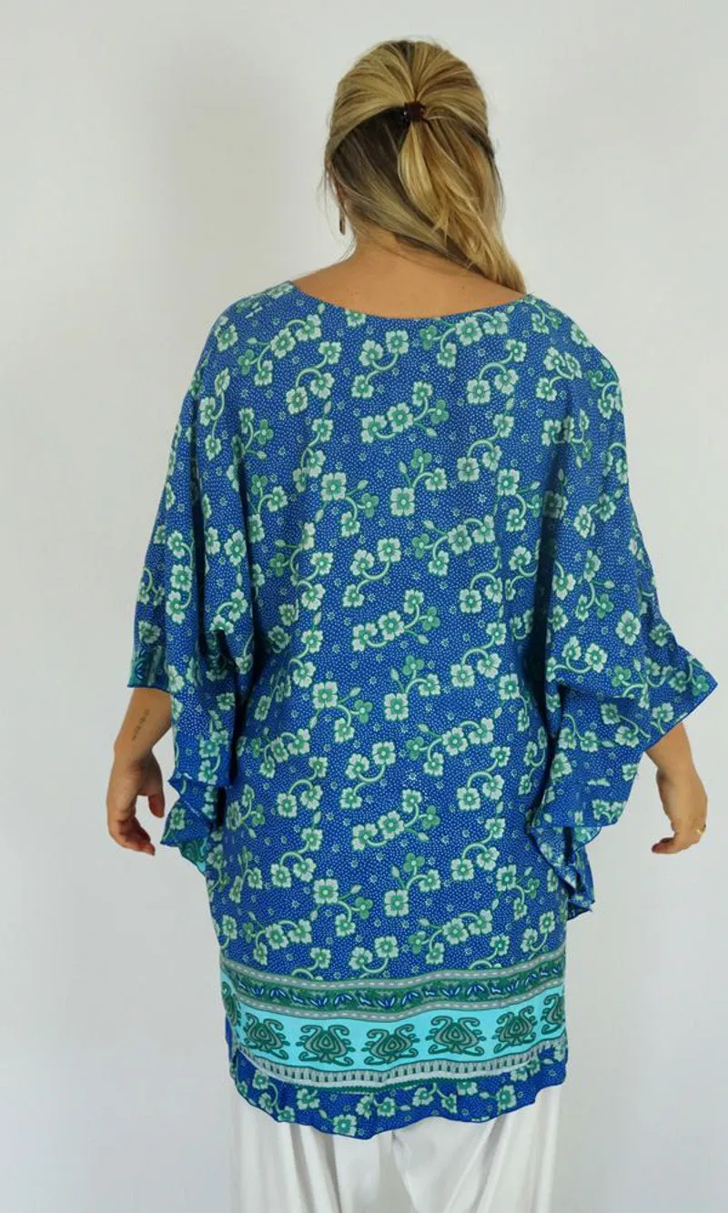 Rayon Top Jasmine Neptune, More Colours