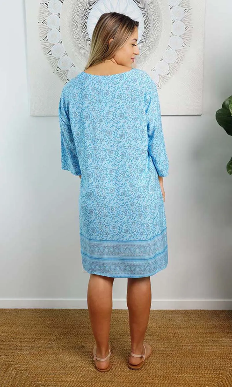 Rayon Tunic 3/4 Sleeve Alpine, More Colours