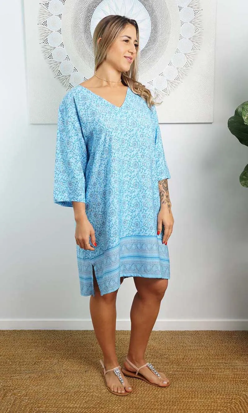 Rayon Tunic 3/4 Sleeve Alpine, More Colours