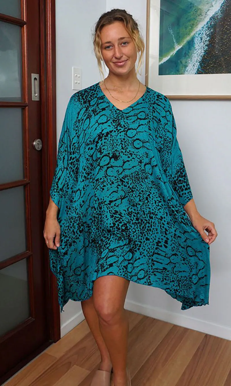 Rayon Tunic Short Animal, More Colours