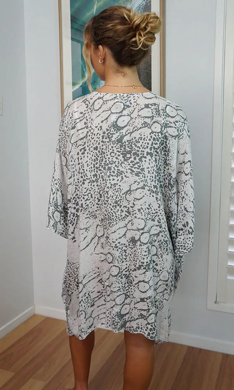 Rayon Tunic Short Animal, More Colours