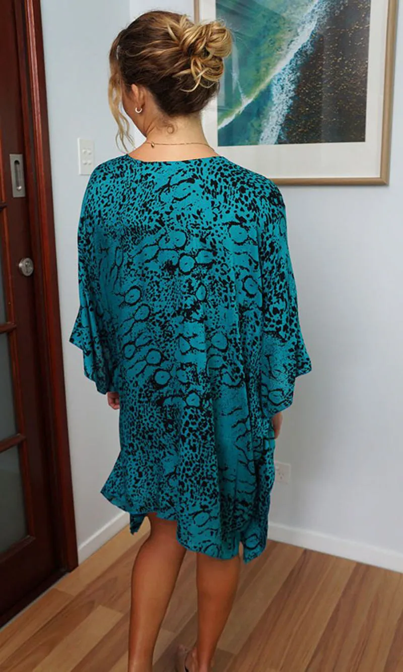 Rayon Tunic Short Animal, More Colours