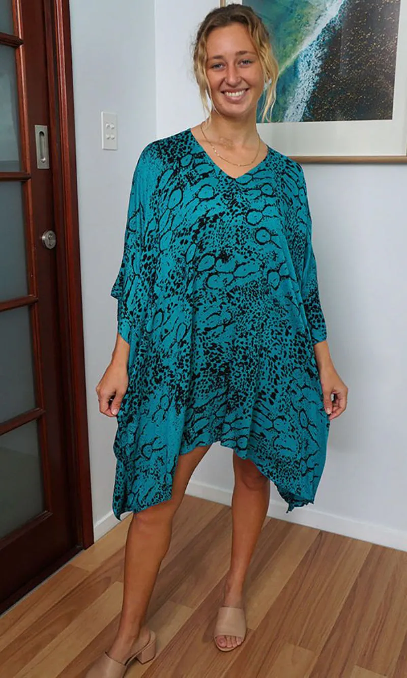 Rayon Tunic Short Animal, More Colours