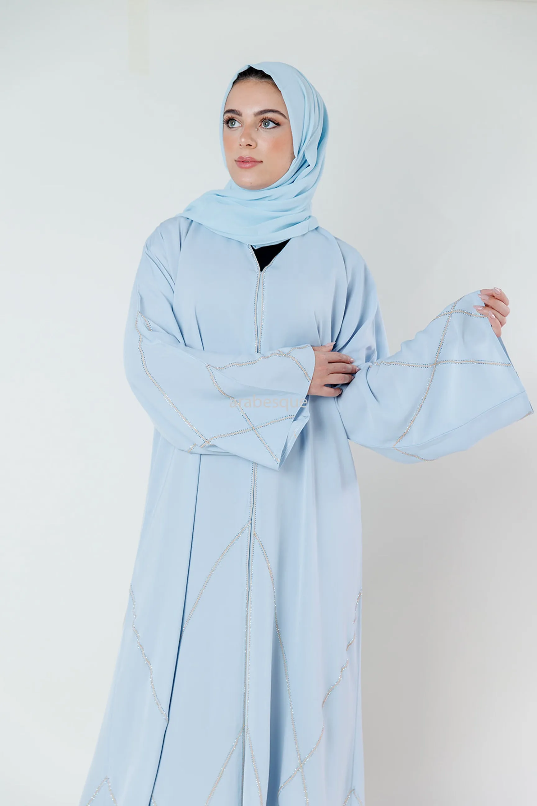 Remy Blue Luxury Abaya