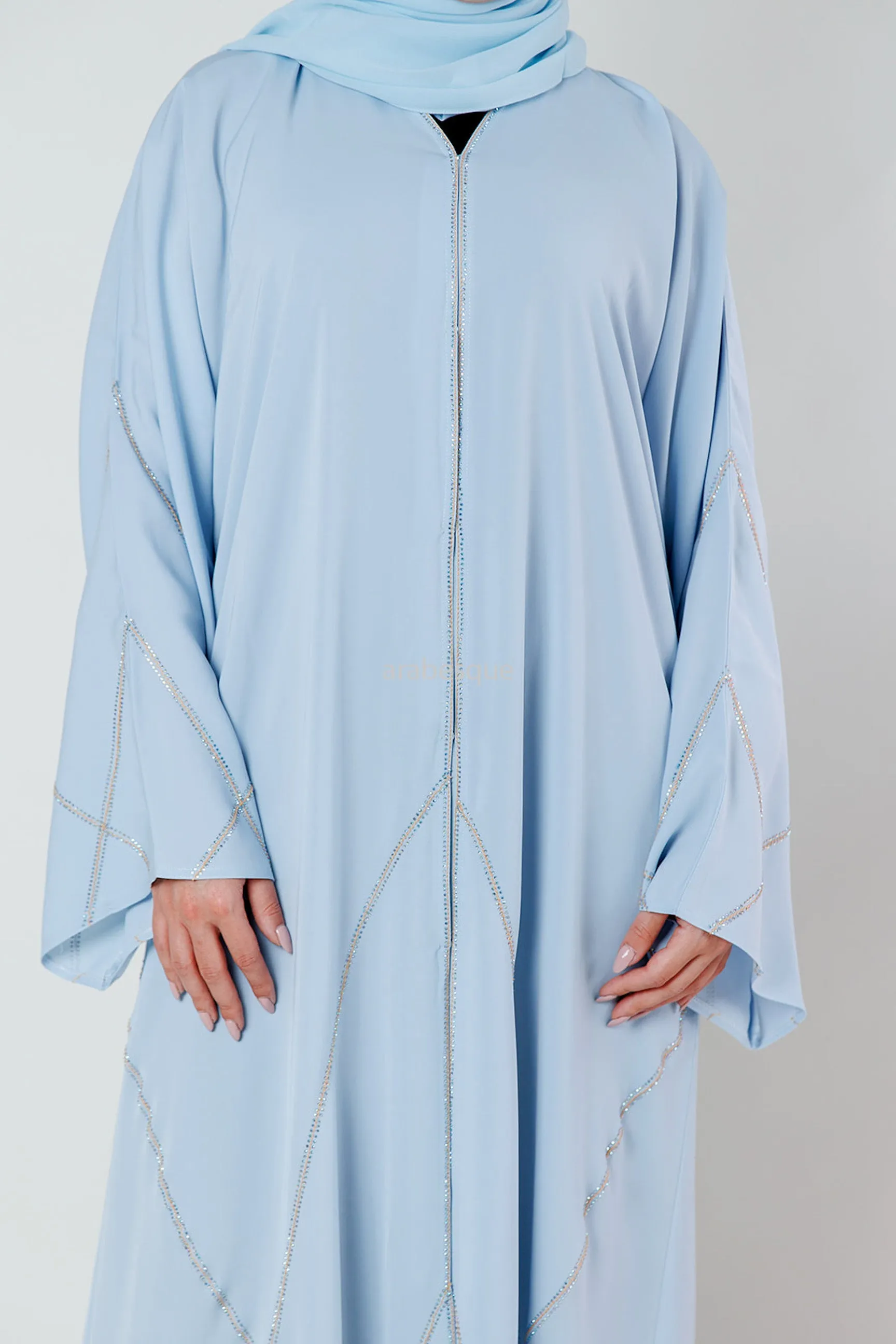 Remy Blue Luxury Abaya