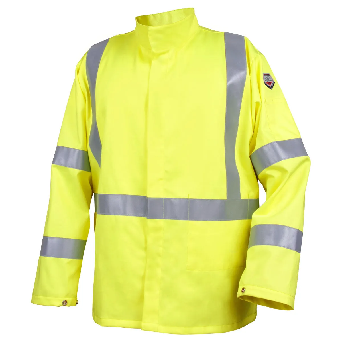 Revco JF1117-HY 9 oz. Hi-Vis Class 3 FR Cotton Jacket w/ Reflective Tape (1 Jacket)