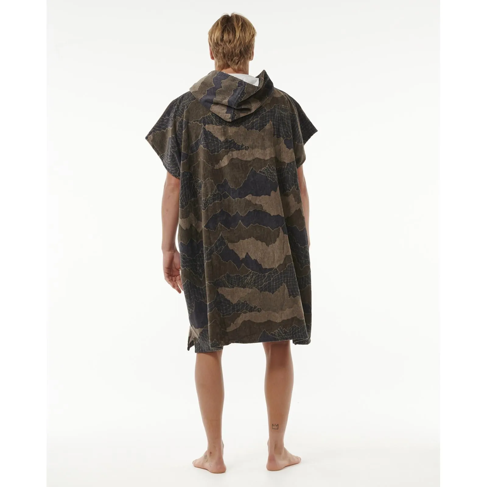 Rip Curl Mens Combo Poncho - Black/Olive