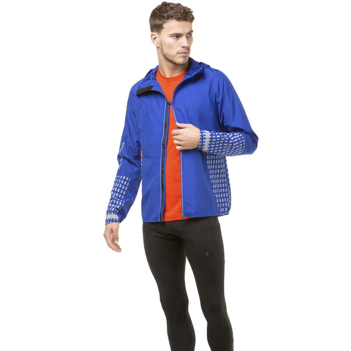 Ronhill Tech Afterhours Jacket Mens | Cobalt/flame/reflect