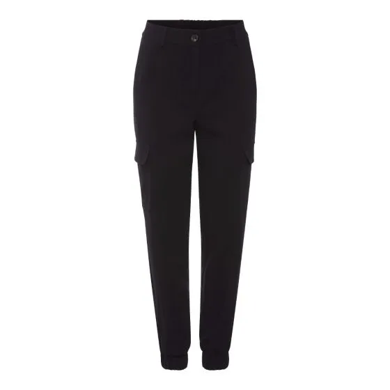 Rue De Femme Abra Black Cargo Pants