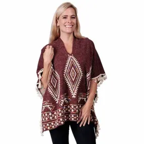 Santa Fe Sweater Knit Poncho