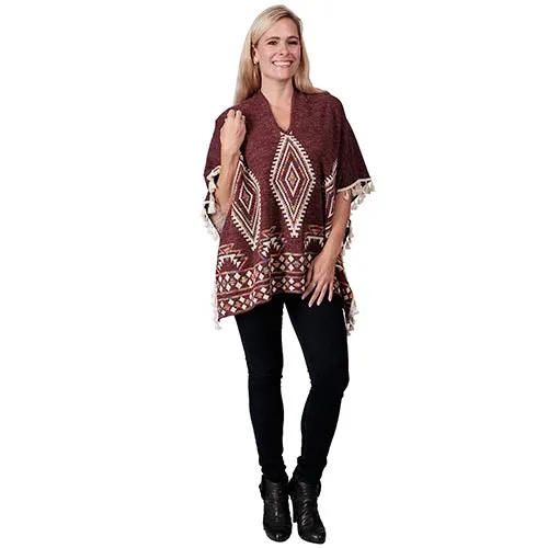 Santa Fe Sweater Knit Poncho