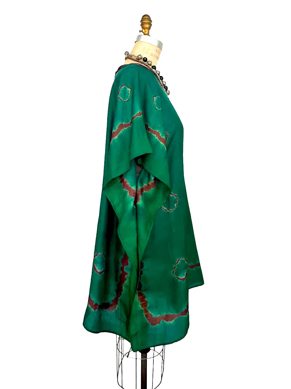 Silk Caftan Almost Famous Collection - Green Acres