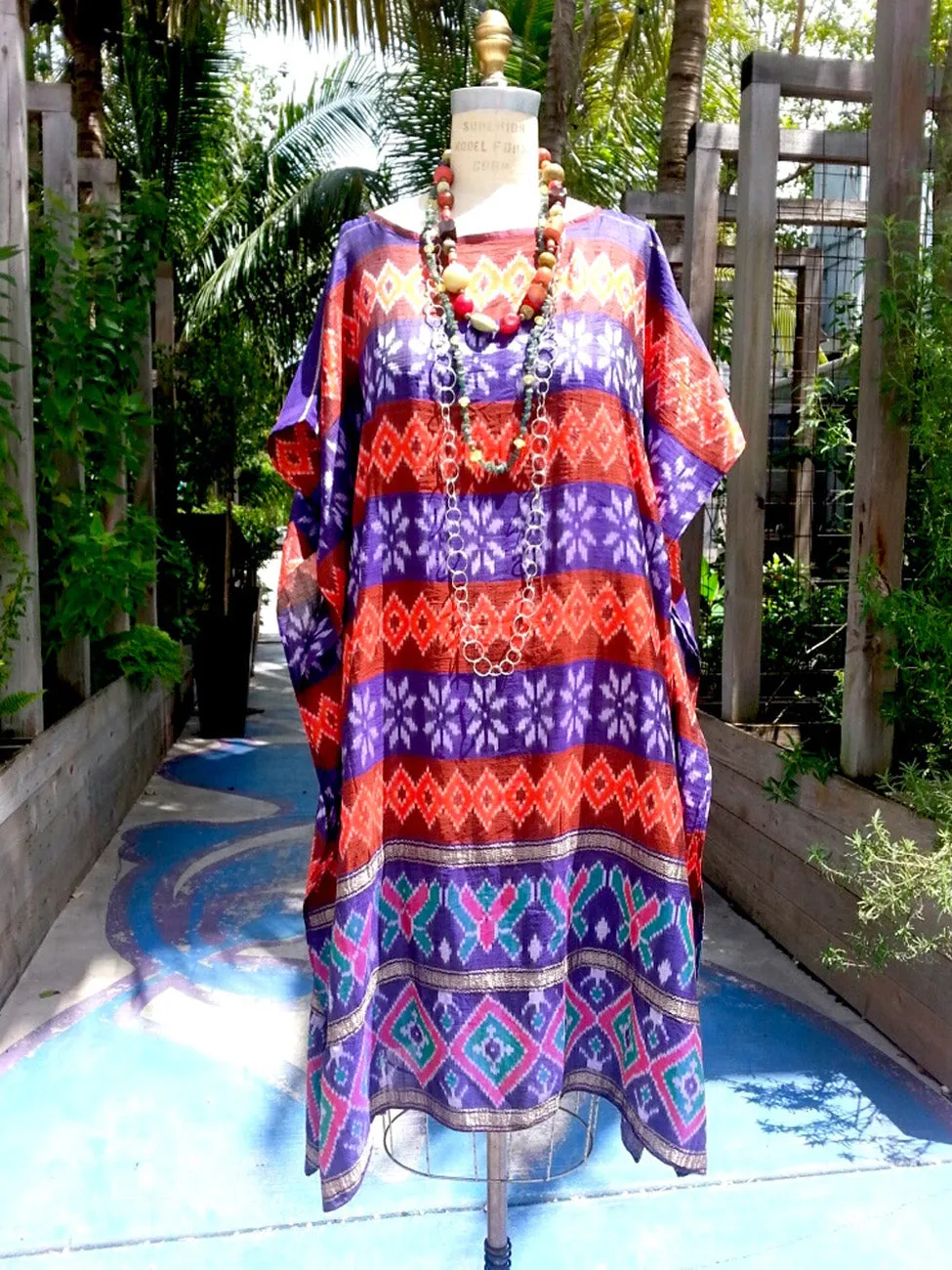 Silk Caftan Almost Famous Collection - Pocahantas