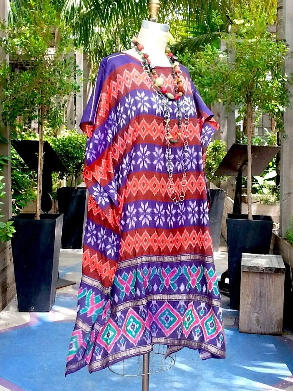 Silk Caftan Almost Famous Collection - Pocahantas