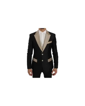 Silk Slim Blazer Jacket