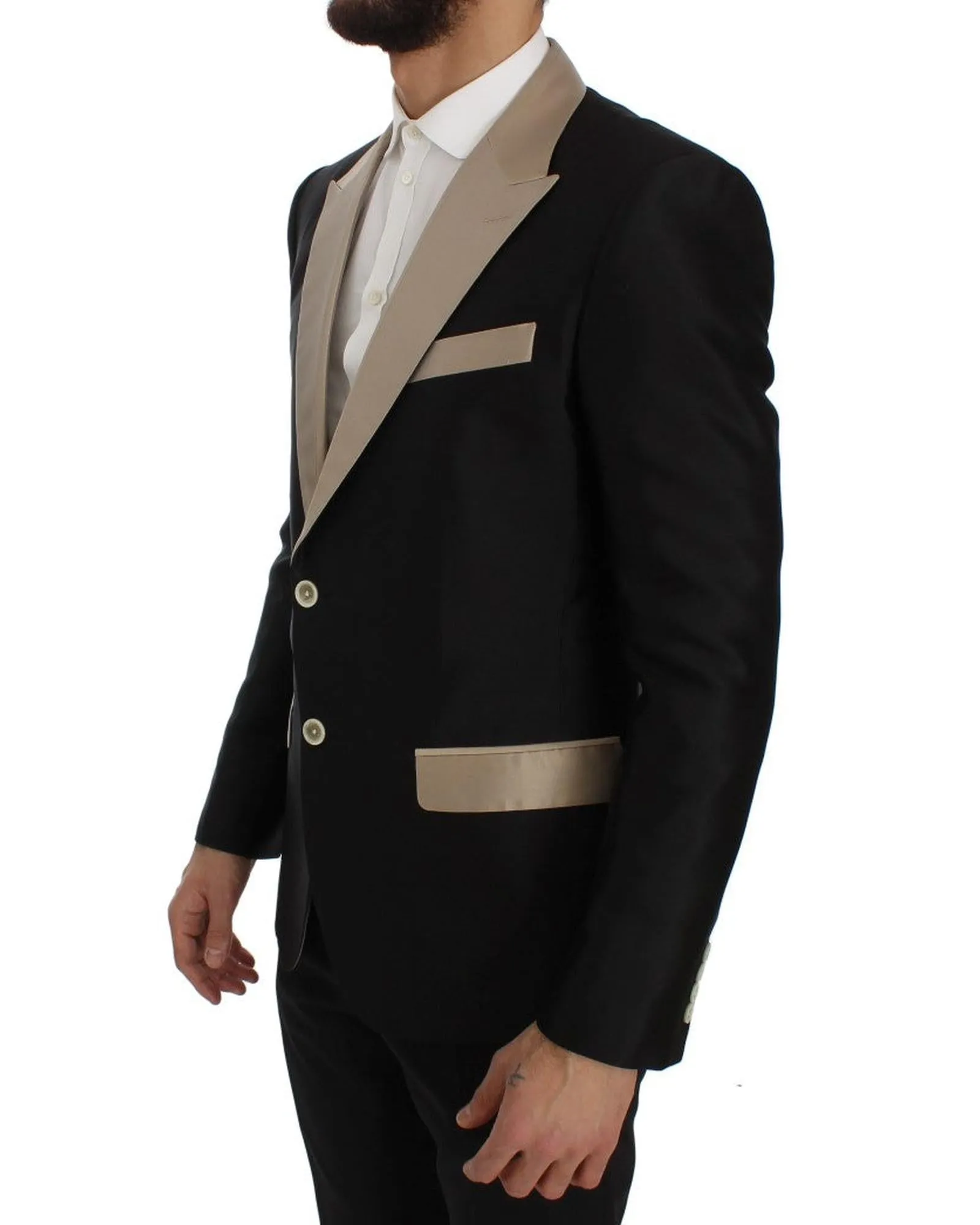 Silk Slim Blazer Jacket