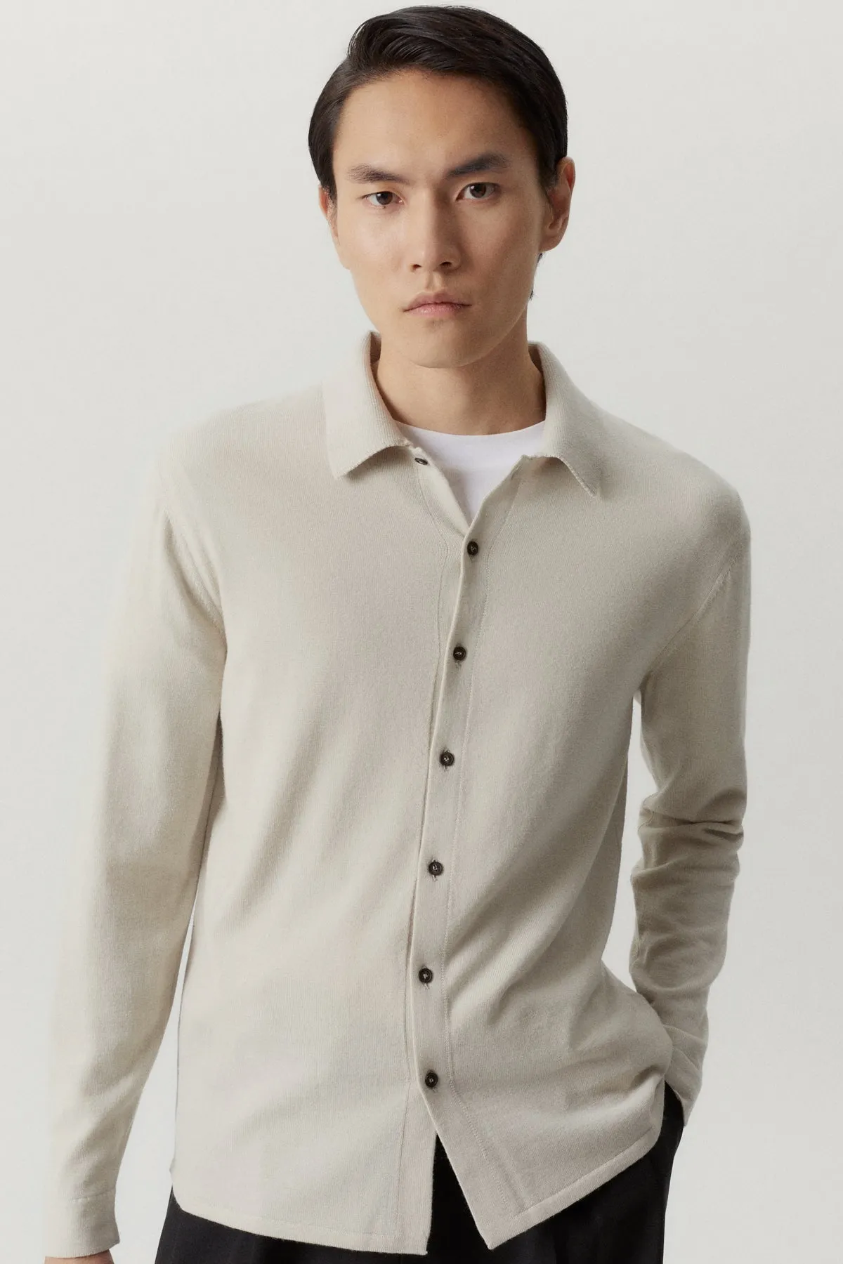 The Merino Wool Knit Shirt