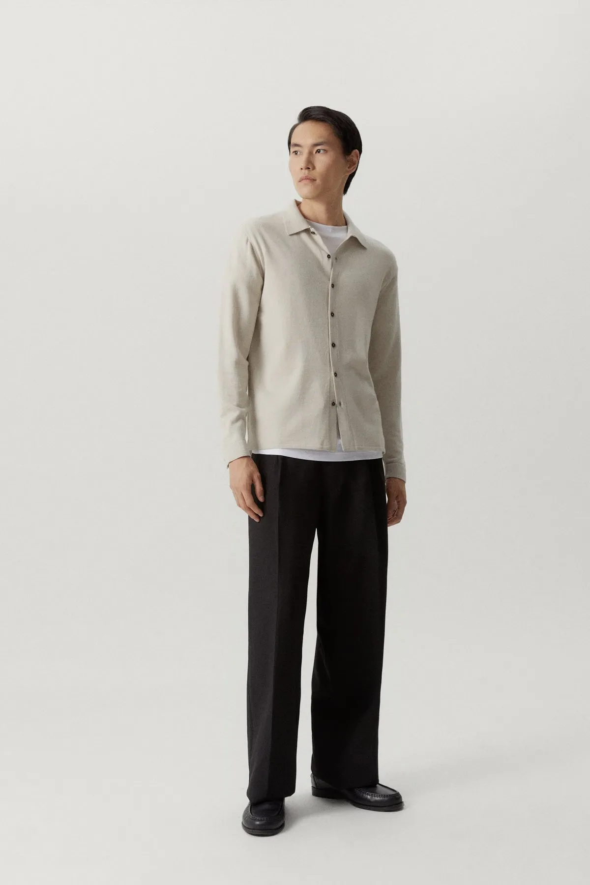 The Merino Wool Knit Shirt