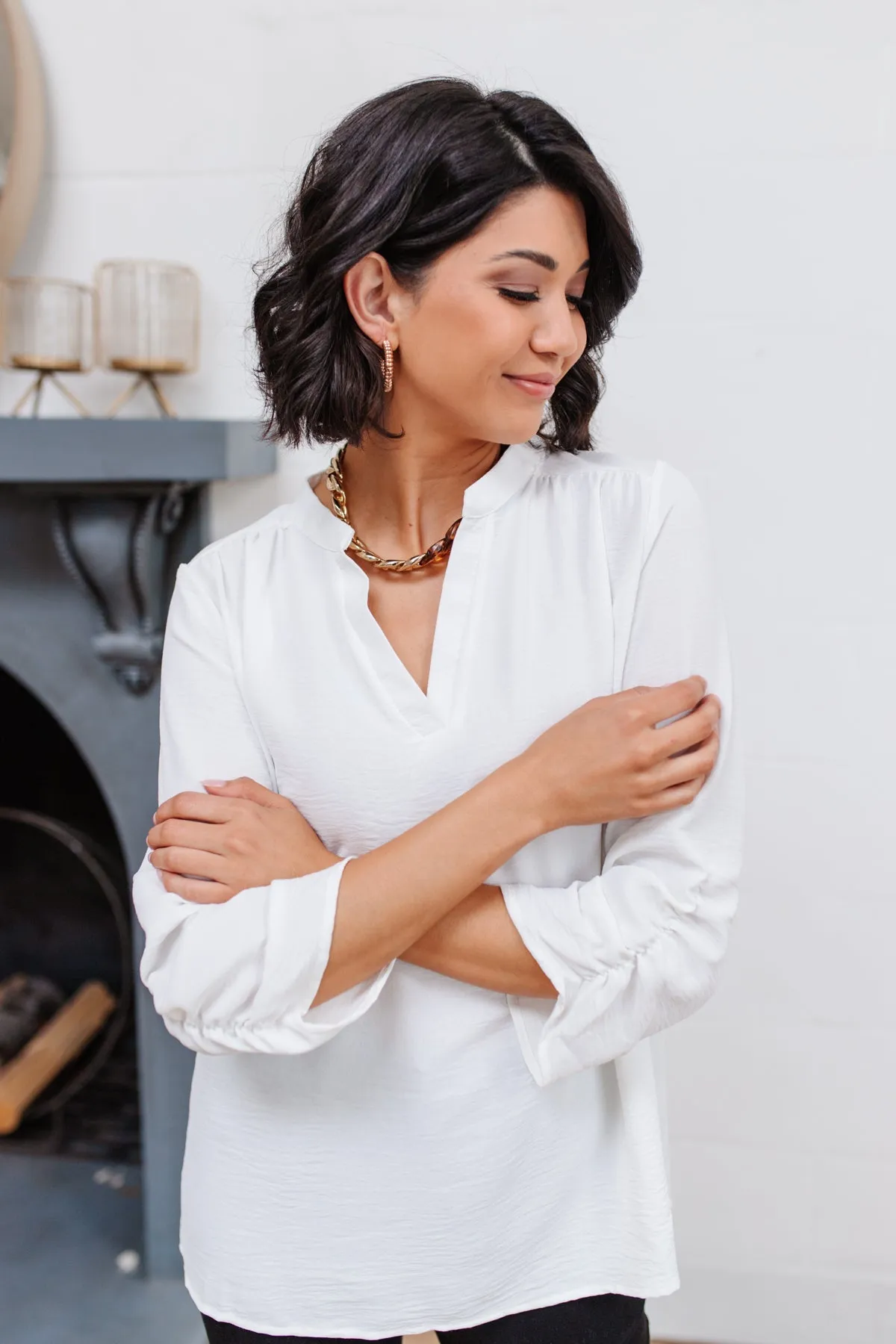 Thriving Top in White